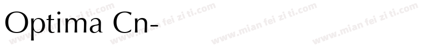 Optima Cn字体转换